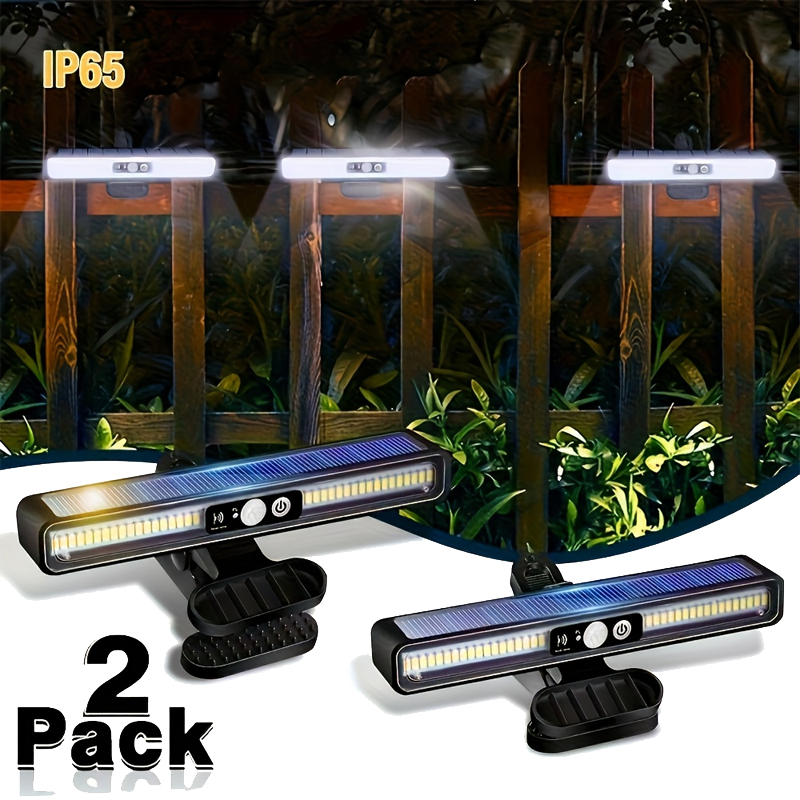 Outdoor Lighting Waterproof - Lampu Gerak Tenaga Surya Clip On