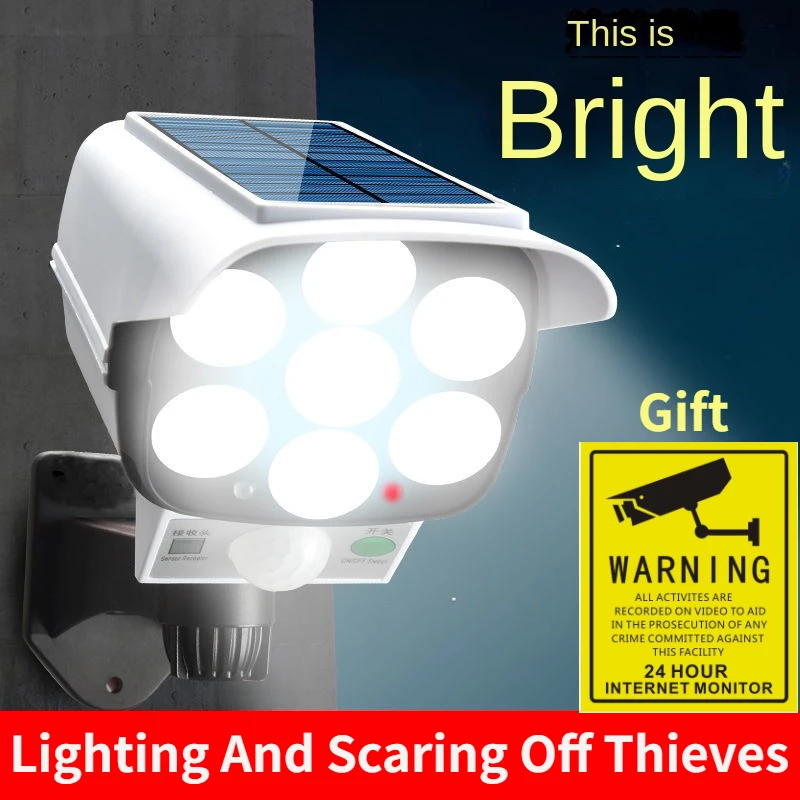 Outdoor Lighting Wireless - Lampu LED 77 nirkabel luar ruangan,