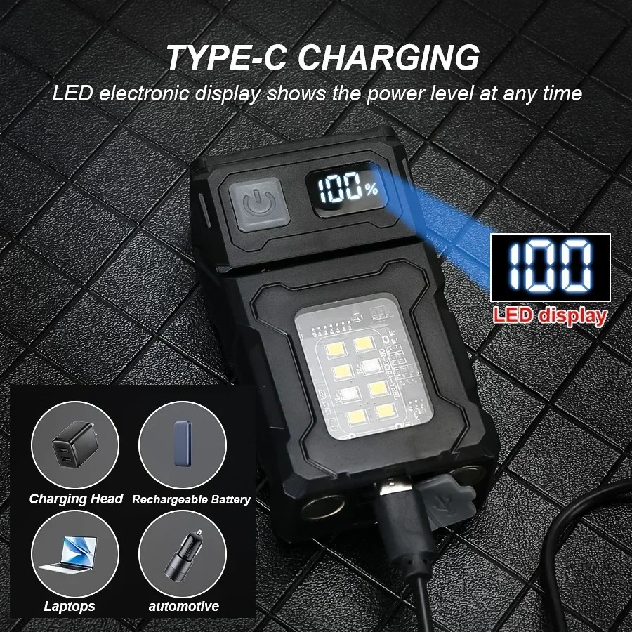 Senter LED Mini USB Isi Ulang  - Outdoor Lighting Black ulasan dan harga