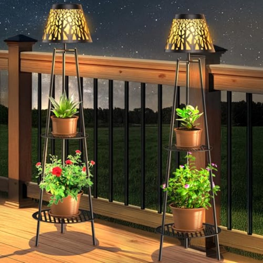 2 Paket Lampu Lantai Tenaga Su - Outdoor Lighting Waterproof ulasan dan harga