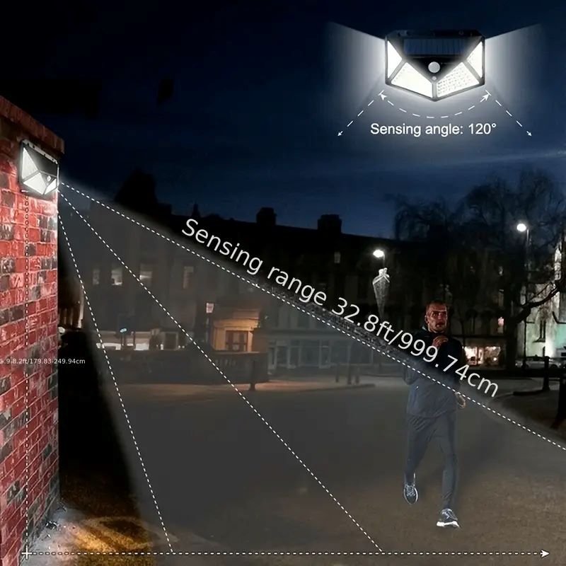 Lampu Taman Tenaga Surya 100LE - Outdoor Lighting Waterproof ulasan dan harga